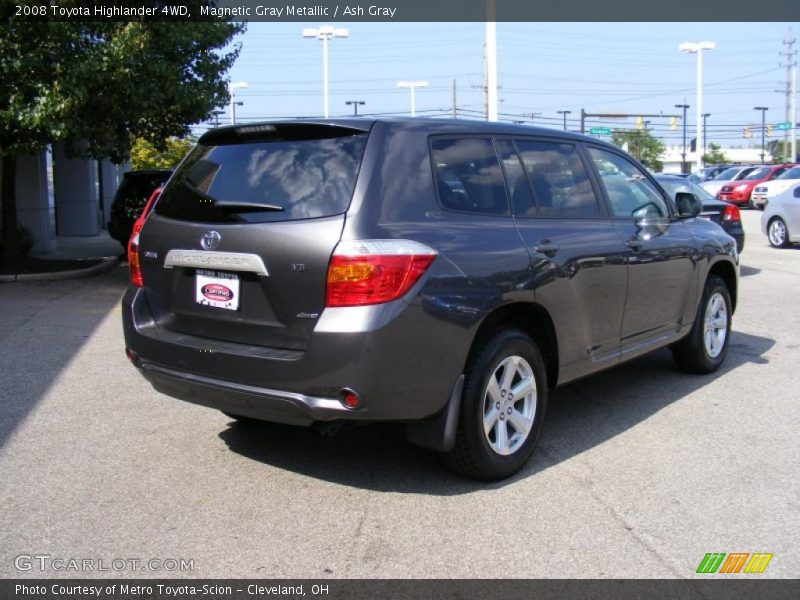 Magnetic Gray Metallic / Ash Gray 2008 Toyota Highlander 4WD