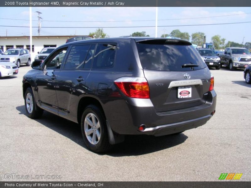 Magnetic Gray Metallic / Ash Gray 2008 Toyota Highlander 4WD