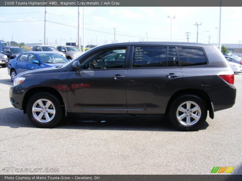 Magnetic Gray Metallic / Ash Gray 2008 Toyota Highlander 4WD