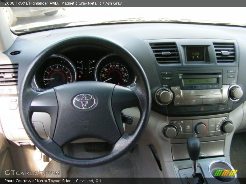 Magnetic Gray Metallic / Ash Gray 2008 Toyota Highlander 4WD
