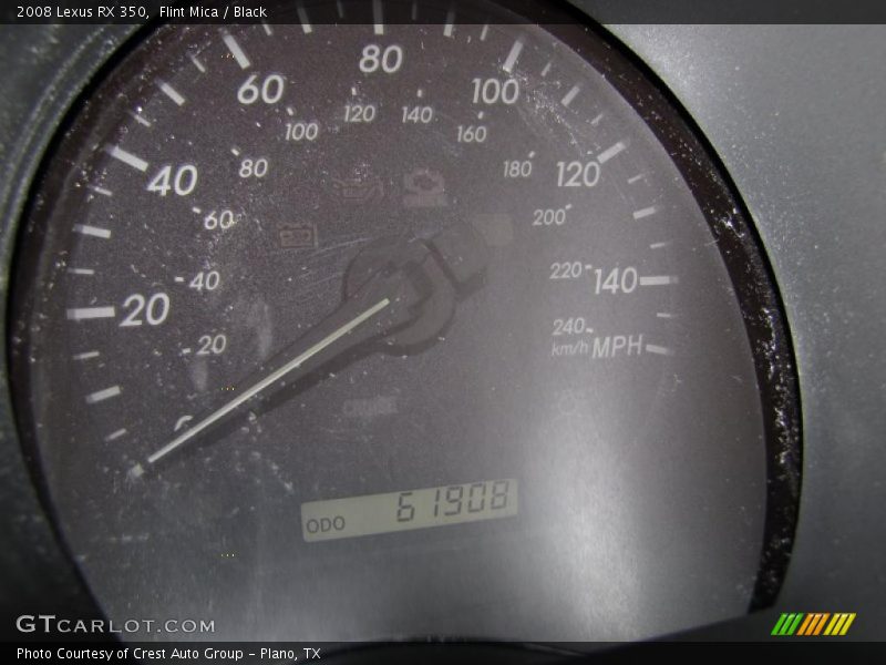 Flint Mica / Black 2008 Lexus RX 350