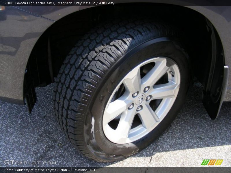 Magnetic Gray Metallic / Ash Gray 2008 Toyota Highlander 4WD