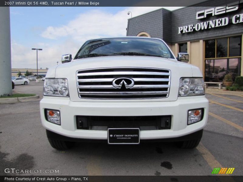 Tuscan Pearl / Willow Beige 2007 Infiniti QX 56 4WD