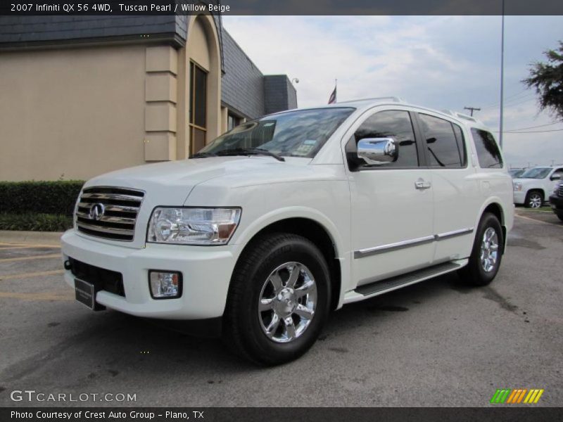 Tuscan Pearl / Willow Beige 2007 Infiniti QX 56 4WD