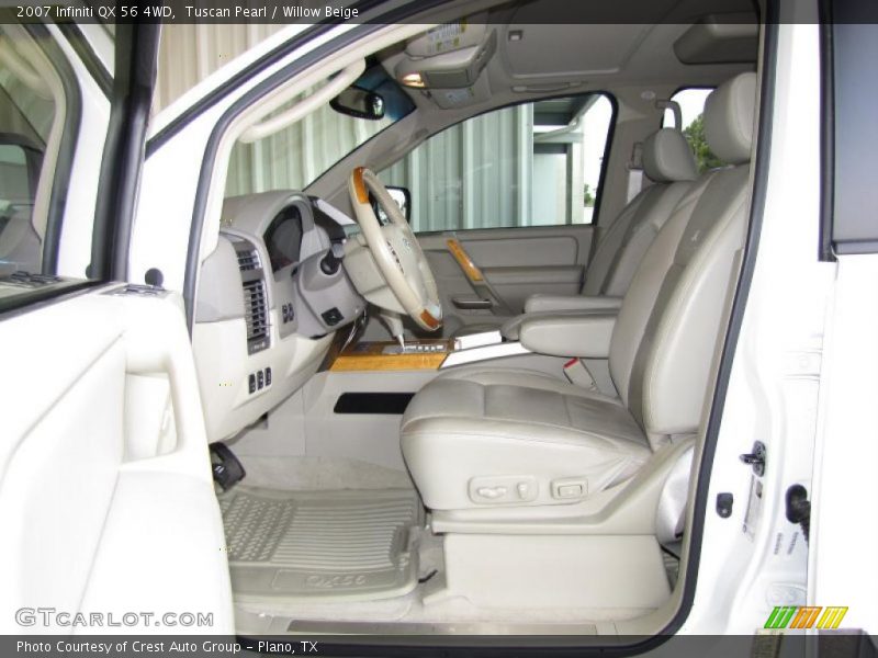 Tuscan Pearl / Willow Beige 2007 Infiniti QX 56 4WD