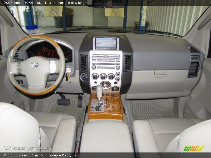 Tuscan Pearl / Willow Beige 2007 Infiniti QX 56 4WD