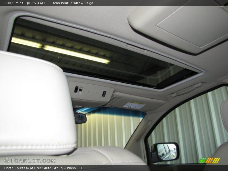 Tuscan Pearl / Willow Beige 2007 Infiniti QX 56 4WD