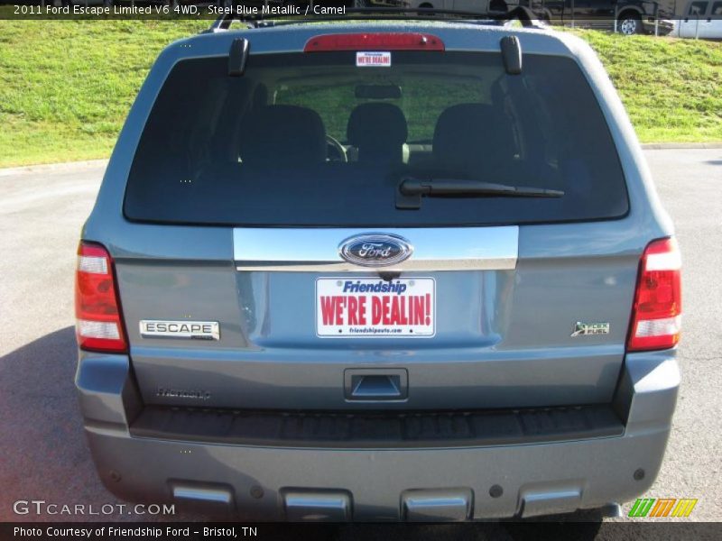 Steel Blue Metallic / Camel 2011 Ford Escape Limited V6 4WD