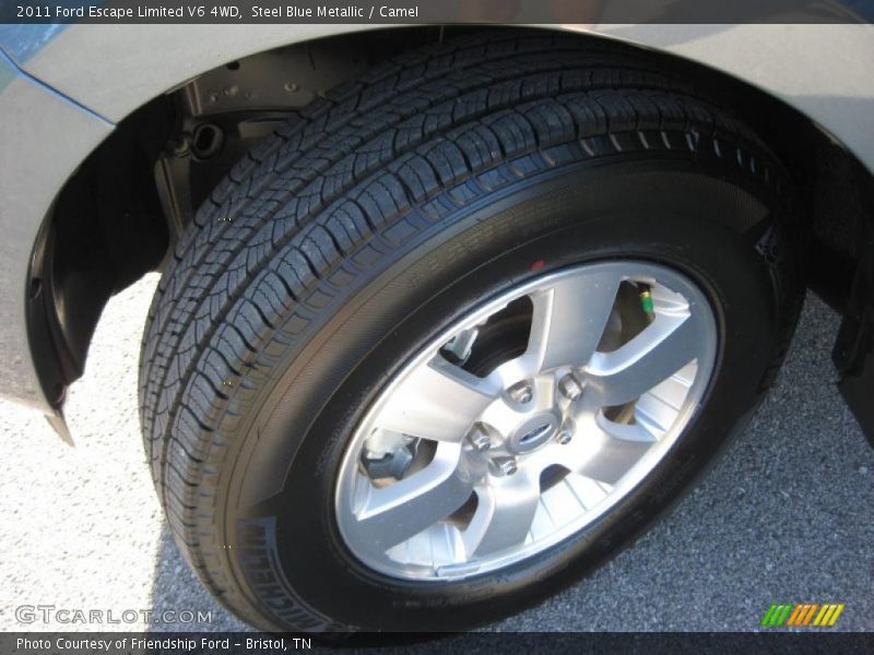 Steel Blue Metallic / Camel 2011 Ford Escape Limited V6 4WD