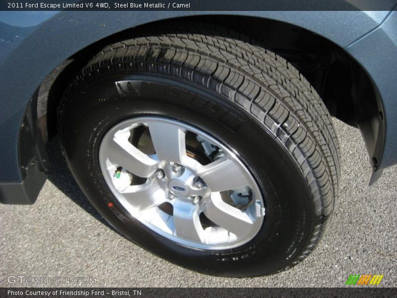 Steel Blue Metallic / Camel 2011 Ford Escape Limited V6 4WD