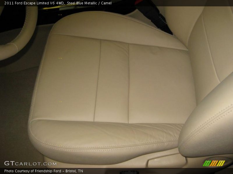 Steel Blue Metallic / Camel 2011 Ford Escape Limited V6 4WD