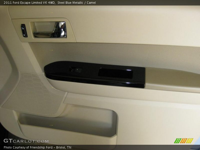 Steel Blue Metallic / Camel 2011 Ford Escape Limited V6 4WD