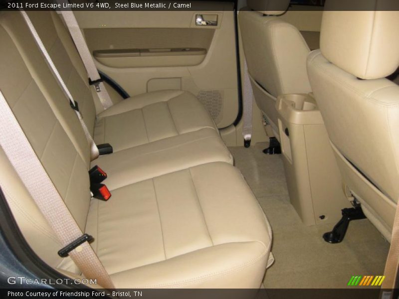 Steel Blue Metallic / Camel 2011 Ford Escape Limited V6 4WD