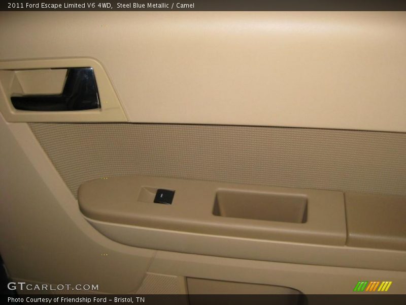 Steel Blue Metallic / Camel 2011 Ford Escape Limited V6 4WD