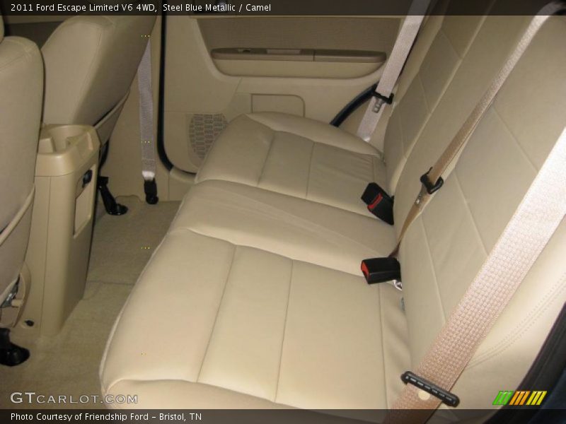 Steel Blue Metallic / Camel 2011 Ford Escape Limited V6 4WD