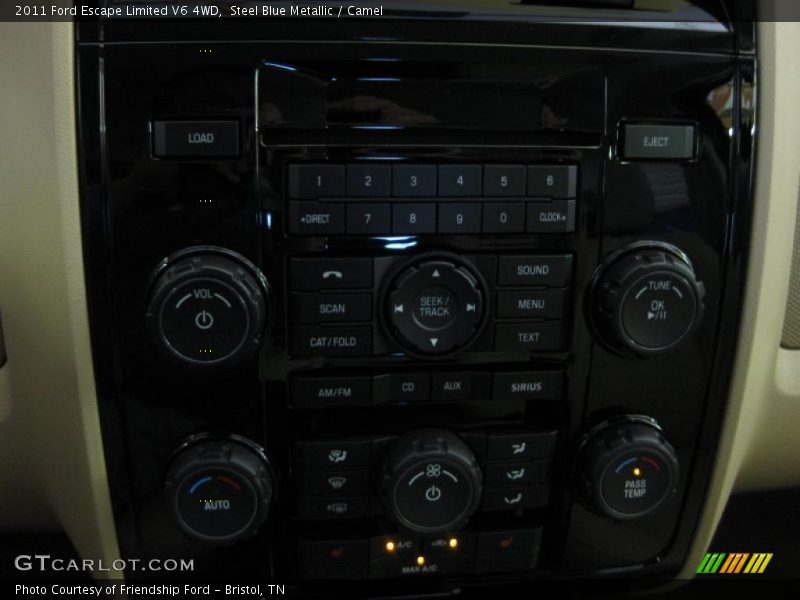 Steel Blue Metallic / Camel 2011 Ford Escape Limited V6 4WD