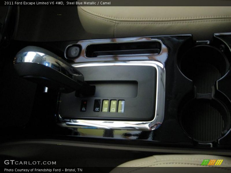 Steel Blue Metallic / Camel 2011 Ford Escape Limited V6 4WD