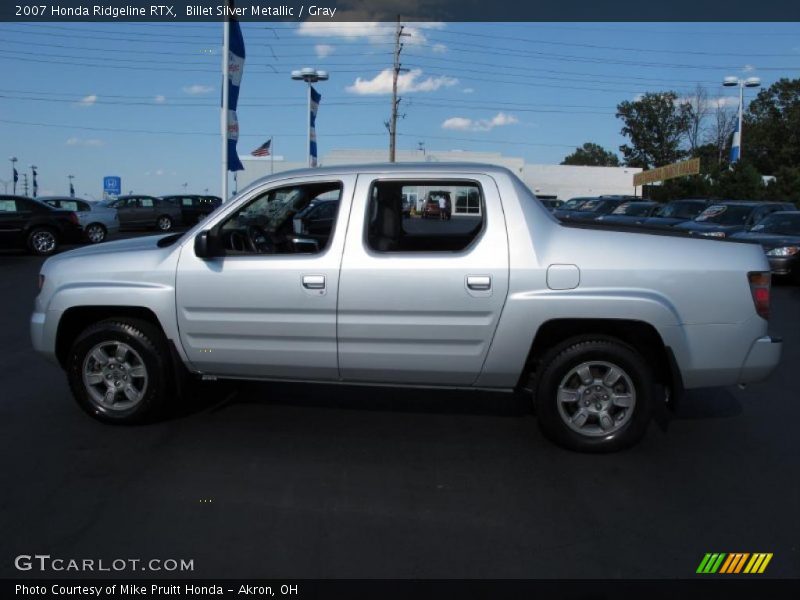 Billet Silver Metallic / Gray 2007 Honda Ridgeline RTX