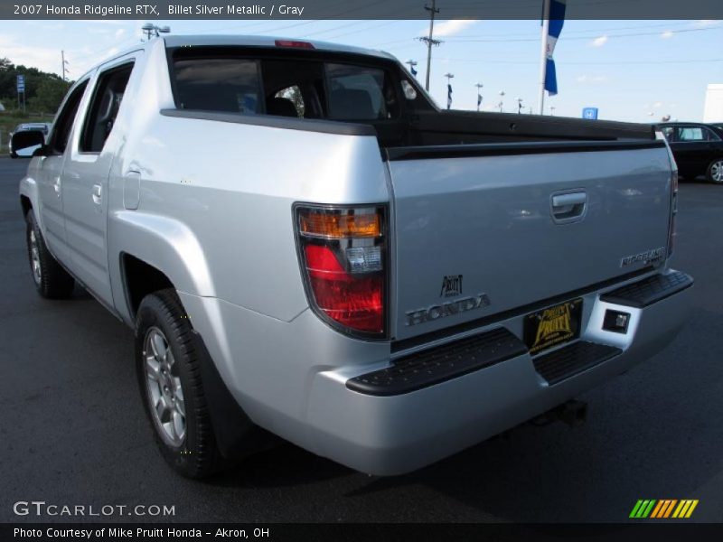 Billet Silver Metallic / Gray 2007 Honda Ridgeline RTX