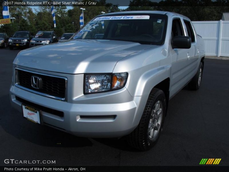 Billet Silver Metallic / Gray 2007 Honda Ridgeline RTX