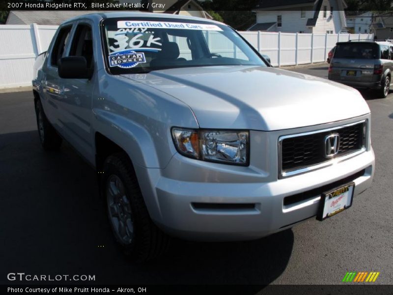 Billet Silver Metallic / Gray 2007 Honda Ridgeline RTX