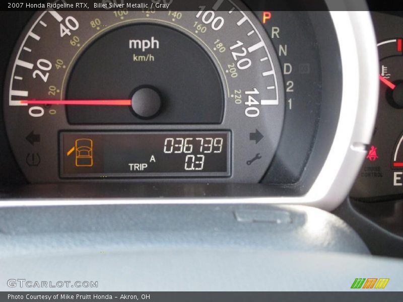 Billet Silver Metallic / Gray 2007 Honda Ridgeline RTX