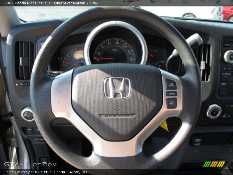 Billet Silver Metallic / Gray 2007 Honda Ridgeline RTX