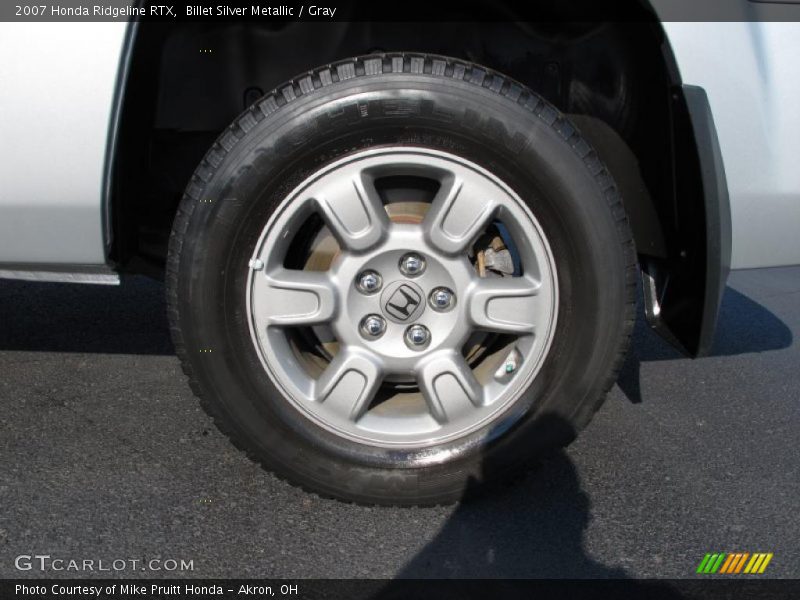 Billet Silver Metallic / Gray 2007 Honda Ridgeline RTX
