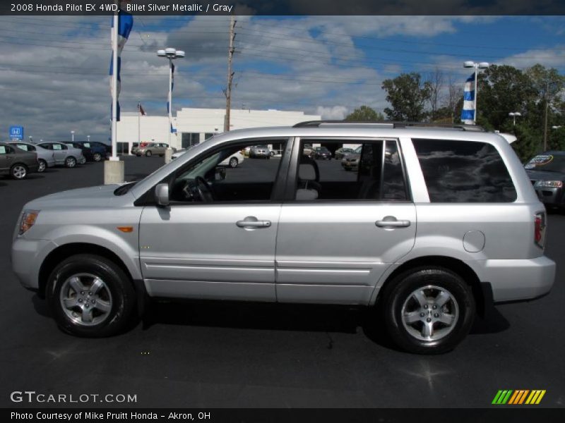 Billet Silver Metallic / Gray 2008 Honda Pilot EX 4WD