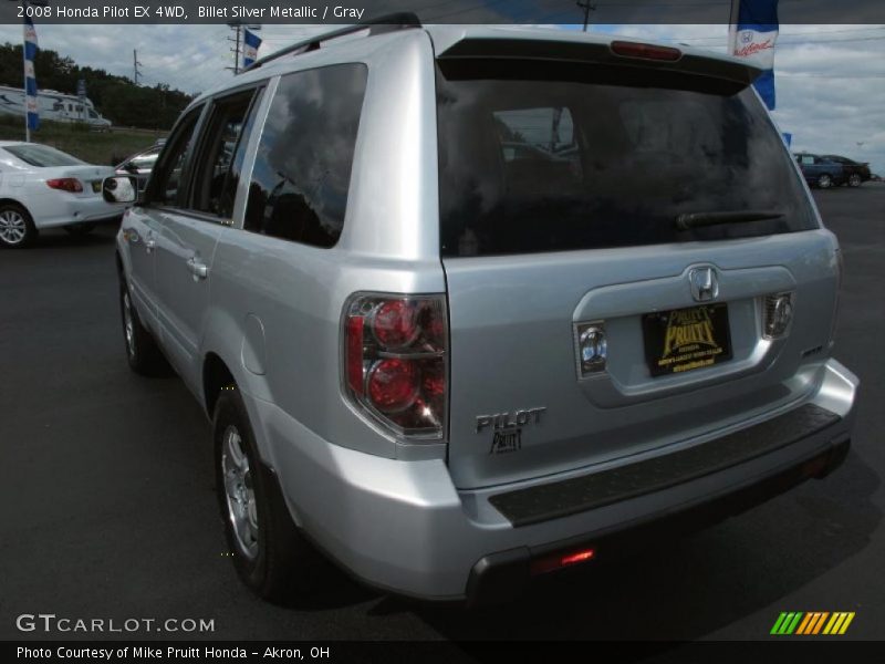 Billet Silver Metallic / Gray 2008 Honda Pilot EX 4WD