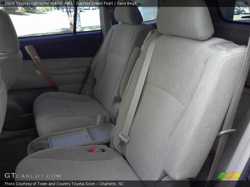 Cypress Green Pearl / Sand Beige 2008 Toyota Highlander Hybrid 4WD