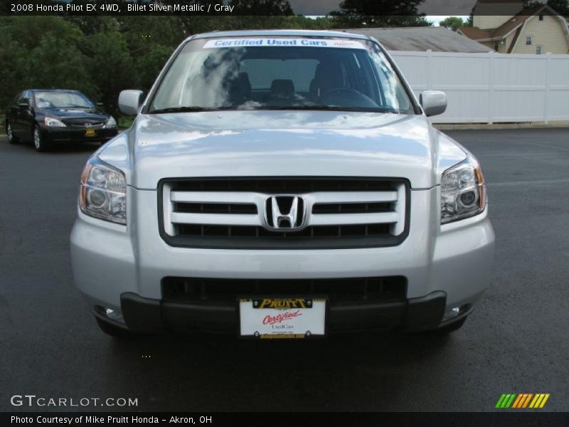 Billet Silver Metallic / Gray 2008 Honda Pilot EX 4WD