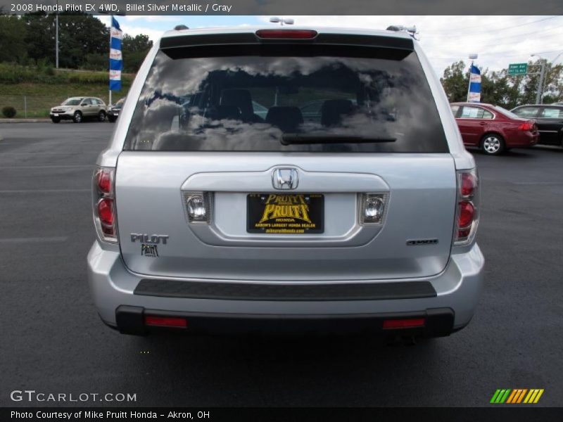 Billet Silver Metallic / Gray 2008 Honda Pilot EX 4WD