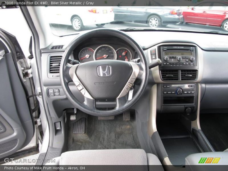 Billet Silver Metallic / Gray 2008 Honda Pilot EX 4WD