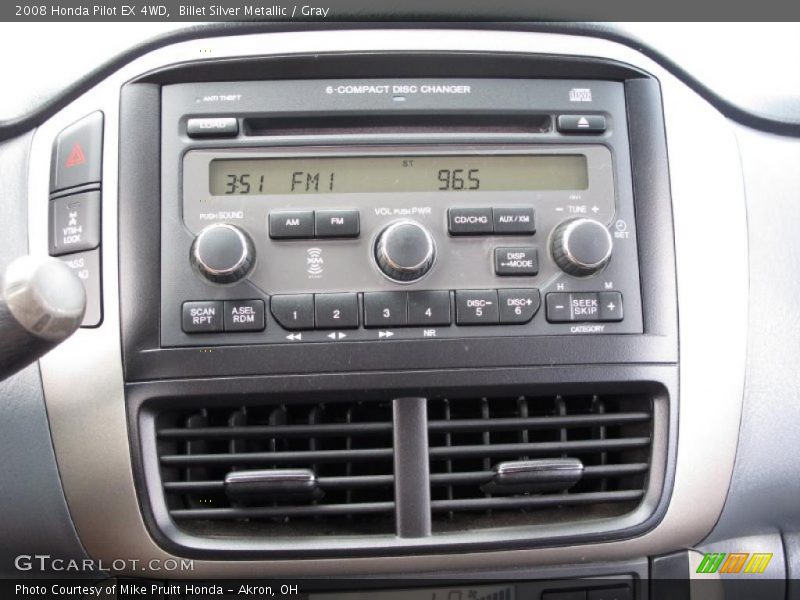 Billet Silver Metallic / Gray 2008 Honda Pilot EX 4WD