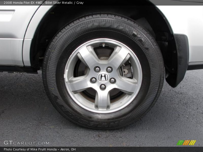 Billet Silver Metallic / Gray 2008 Honda Pilot EX 4WD