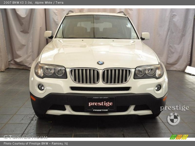 Alpine White / Terra 2007 BMW X3 3.0si