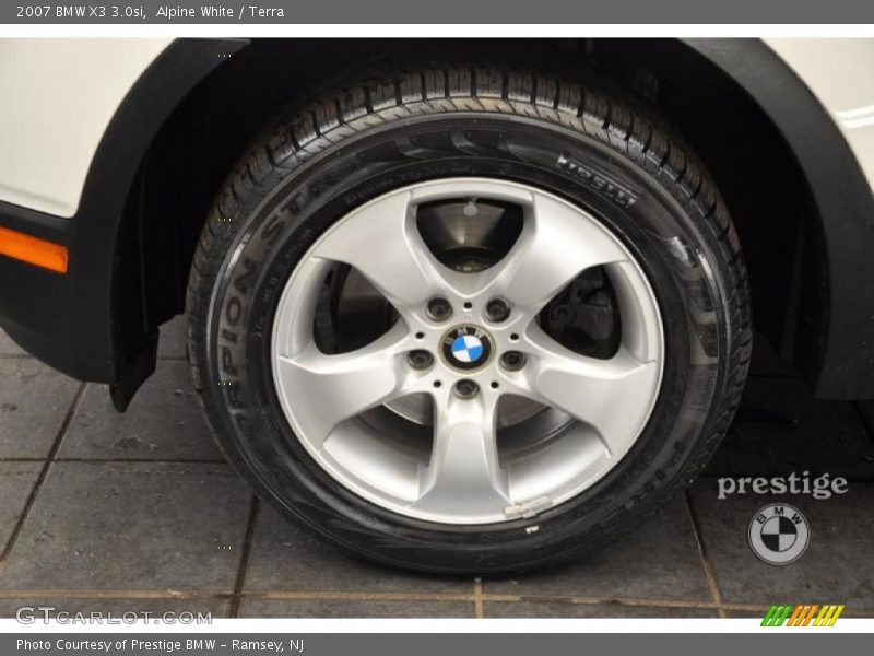 Alpine White / Terra 2007 BMW X3 3.0si