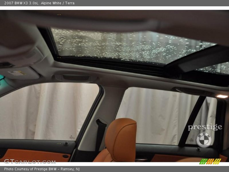 Alpine White / Terra 2007 BMW X3 3.0si