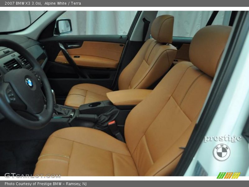 Alpine White / Terra 2007 BMW X3 3.0si
