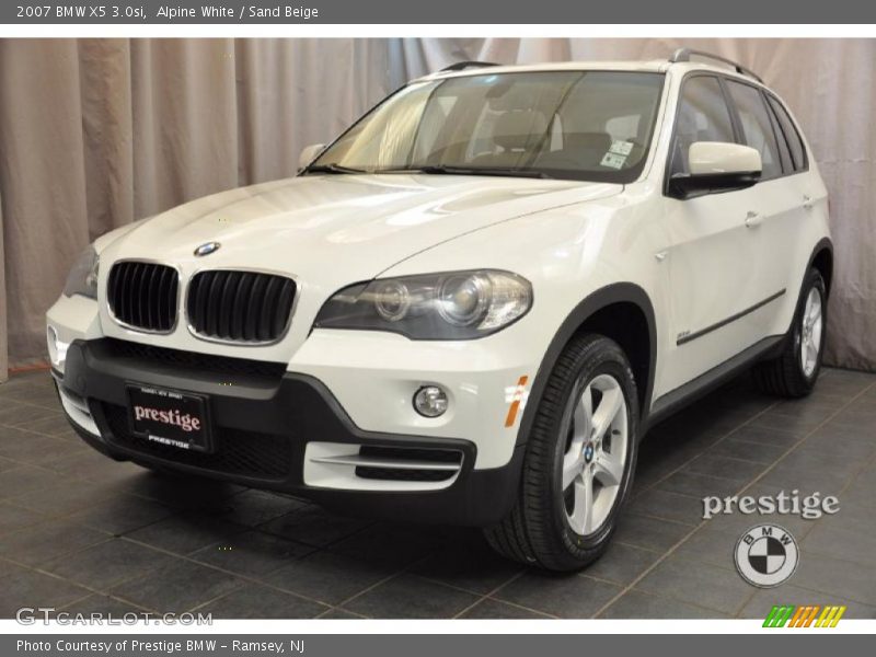 Alpine White / Sand Beige 2007 BMW X5 3.0si