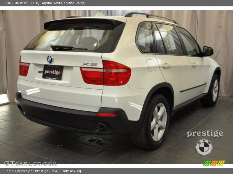 Alpine White / Sand Beige 2007 BMW X5 3.0si