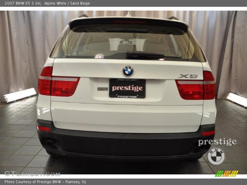 Alpine White / Sand Beige 2007 BMW X5 3.0si