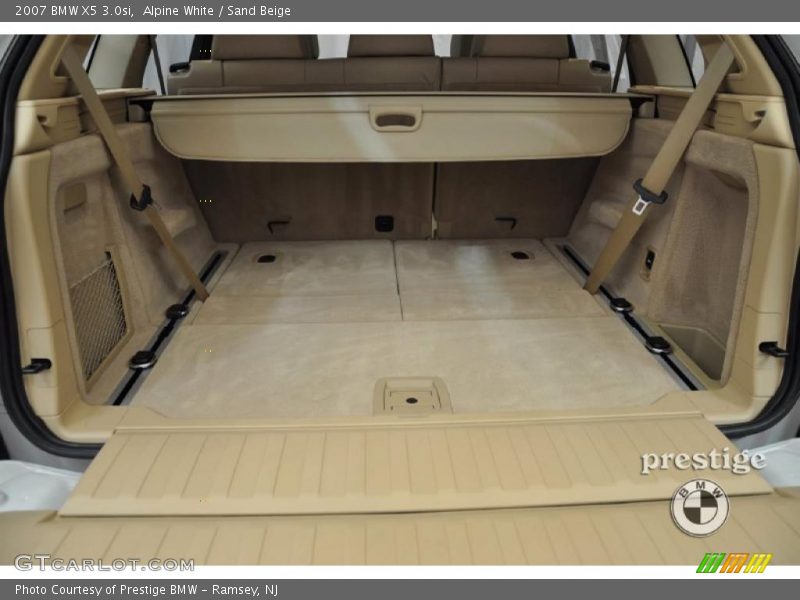 Alpine White / Sand Beige 2007 BMW X5 3.0si