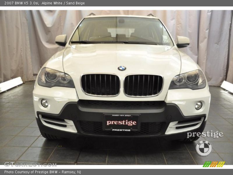 Alpine White / Sand Beige 2007 BMW X5 3.0si