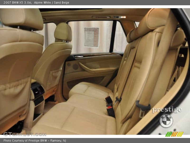 Alpine White / Sand Beige 2007 BMW X5 3.0si