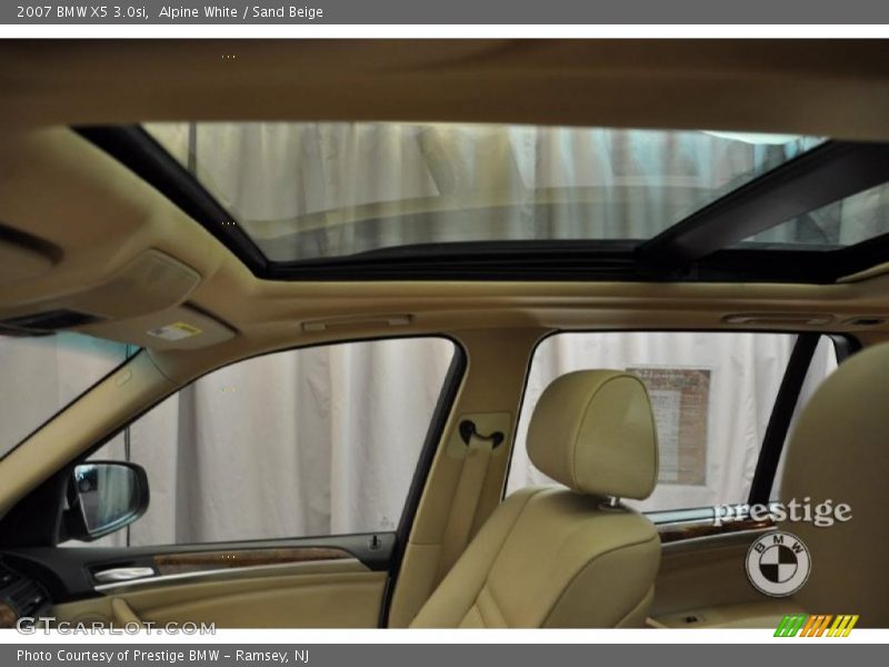 Alpine White / Sand Beige 2007 BMW X5 3.0si
