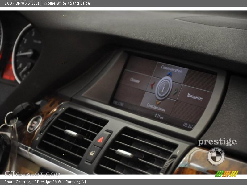 Alpine White / Sand Beige 2007 BMW X5 3.0si