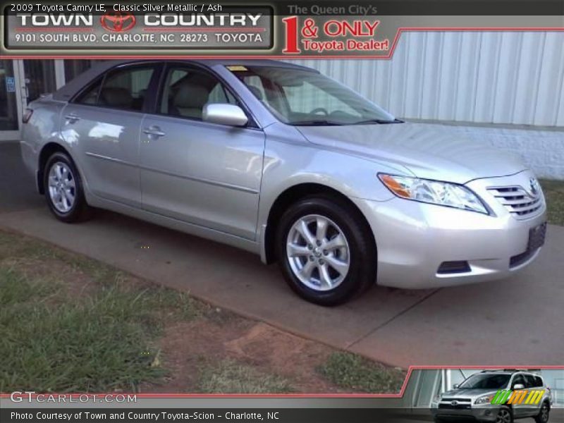 Classic Silver Metallic / Ash 2009 Toyota Camry LE