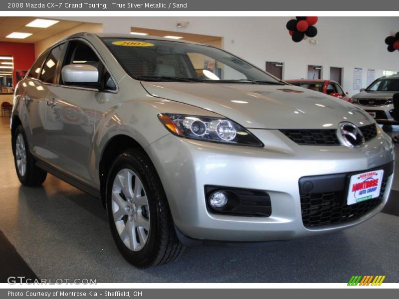 True Silver Metallic / Sand 2008 Mazda CX-7 Grand Touring